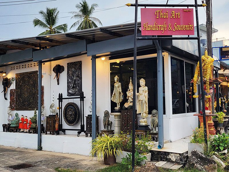 thai art phuket handicrafts souvenirs